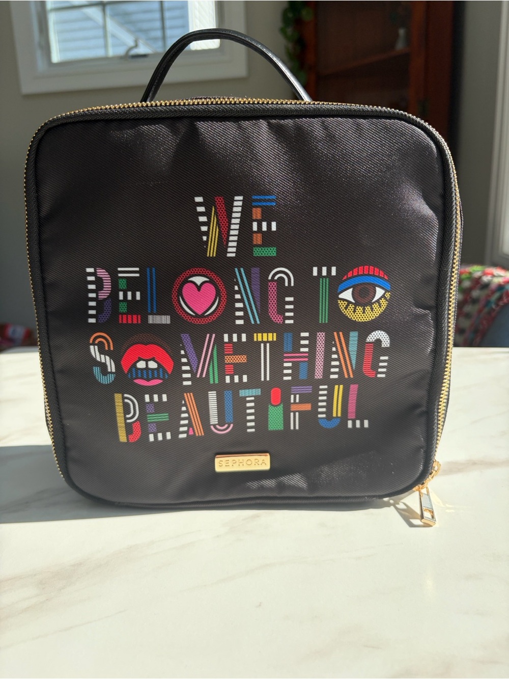 New Sephora “We Belong To Something Beautiful” Makeup Travel Cosmetic Case
